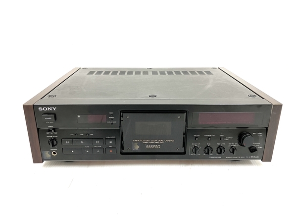 SONY TC-K555ESL ステレオカセットデッキ 音響機材 ソニー ジャンク