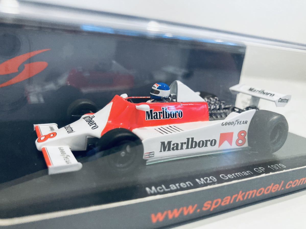 全国無料，定番 1/43 Spark マクラーレン M29 #8 P.タンベイ German GP 1979 タバコ仕様(レーシングカー)｜売買されたオークション情報、yahooの商品情報をアーカイブ公開 - オークファン レーシングカー