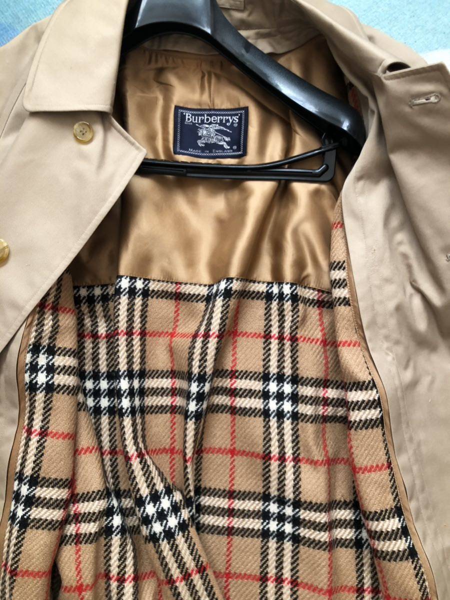 ステンカラーコート バーバリー Burberrys 英国製 BURBERRY バーバリー