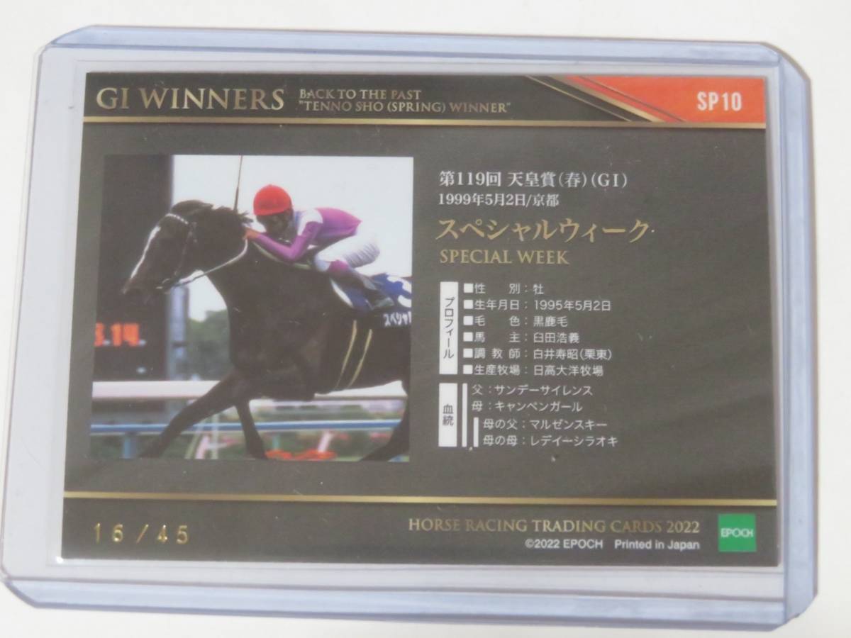 ホースレーシング EPOCH 🏇 トレーディングカード～2022下半期 カード