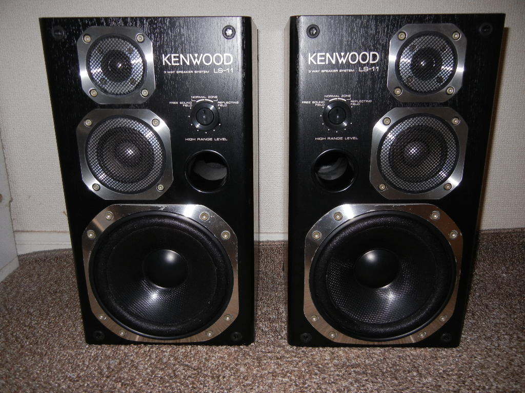 KENWOOD ケンウッド LS-11 バブル期高性能3WAY - Excellent。こぶりの