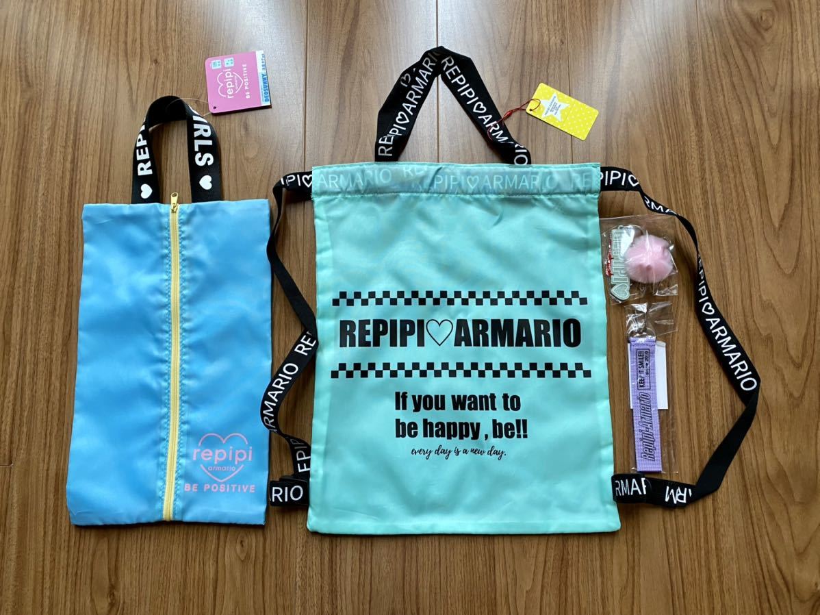 新品 レピピアルマリオ 女の子 バッグ ナップサック シューズバッグ 4  