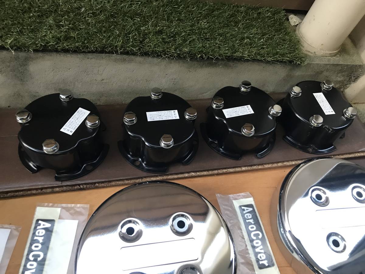美品！未使用！ ATS センター キャップ カバー クローム メッキ 大型車 