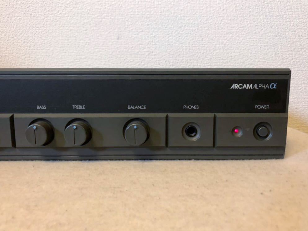 【名機】ARCAM Alpha プリメインアンプ（イングランド 英国製）動作品 美音 英国製 希少なビンテージアンプ アーカム・アルファ Arcam Alpha