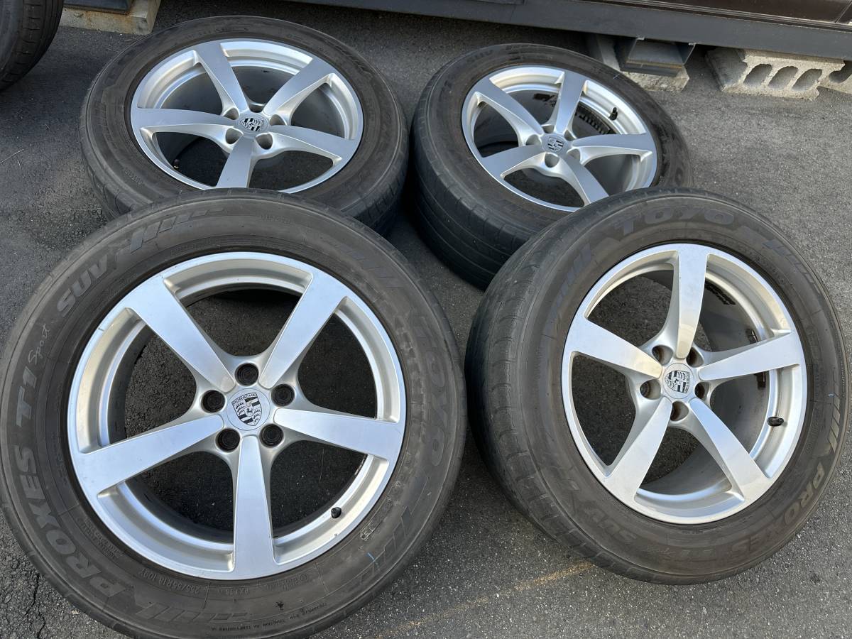 ポルシェ マカン 18インチ 18×8j+21 5H-PCD112 255/55R18 PORSCHE 