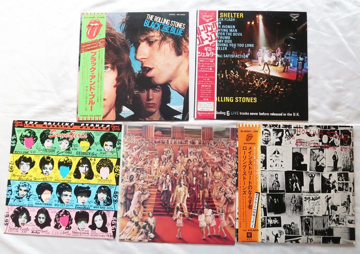  ローリング ストーンズ LP５枚 BLACK AND BLUE/GIMME SHELTER/EXILE ON MAIN STREET/Some Girls/It's only Rock'n Roll(Rolling Stones)｜売買されたオークション情報、yahooの商品情報をアーカイブ公開 - オークファ R