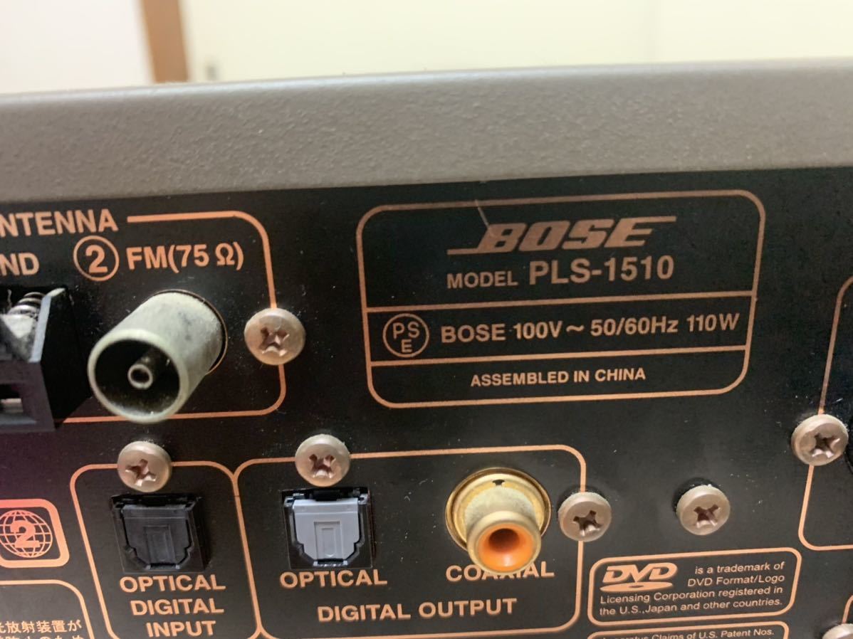 定番，限定SALE BOSE DVD／CDレシーバー PLS-1510 ジャンク品