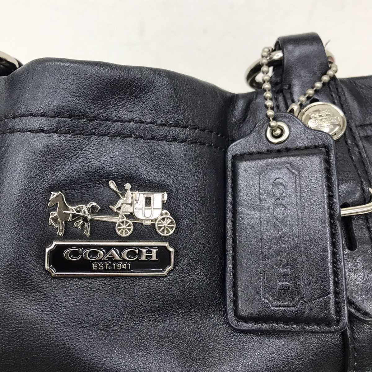 COACH コーチ 15409 牛革 オールレザー トートバッグ ワンショルダー 