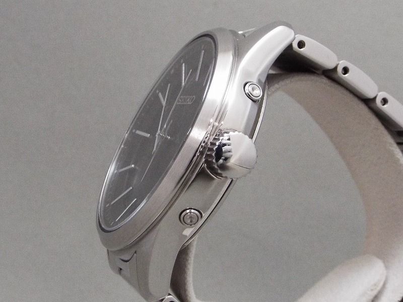 1円〜!! 良品!! SEIKO/セイコー デイト 電波ソーラー メンズ腕時計 7B24-0BR0 【W6066y】