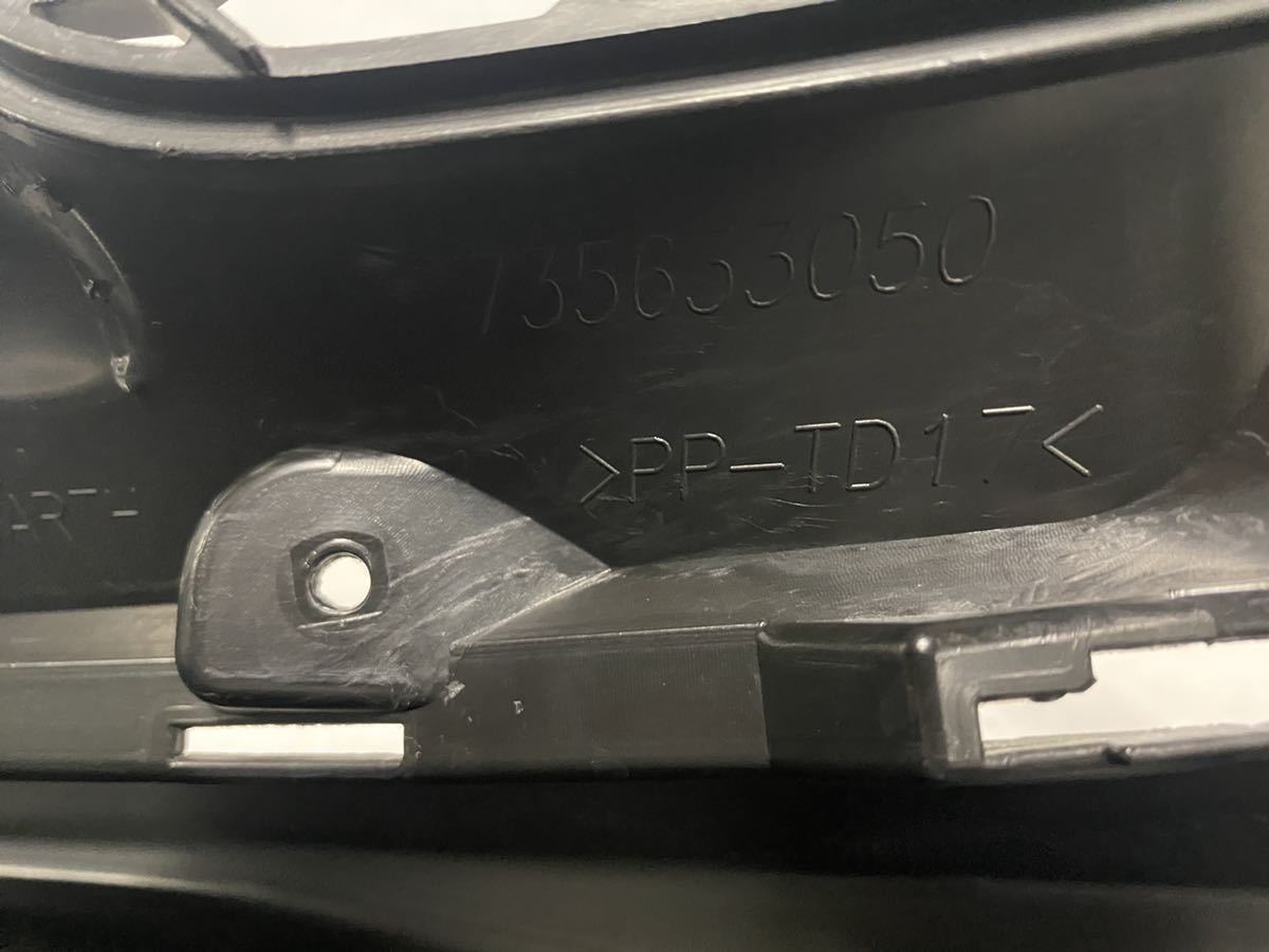 フィアット　アバルト595純正フロントバンパーグリル 735633050 ロアグリル 0 FIAT ABARTH FIAT&frasl;フィアット アバルト595純正フロントバンパー735633044 レーシングメッシュグリルシステム