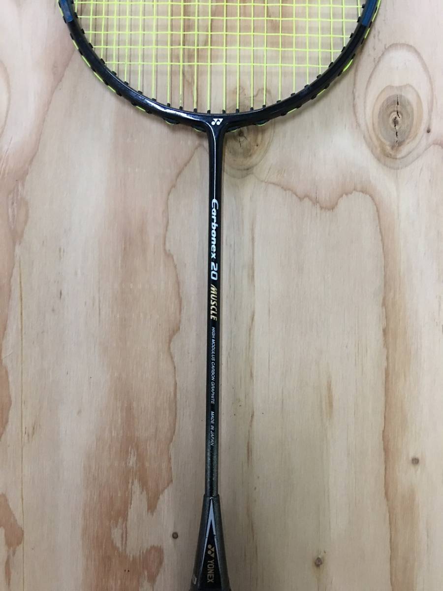 YONEX カーボネックス20CARBONEX20 3U G5 バドミントン YONEX CARBONEX 20 MUSCLE 3UG5 ヨネックス カーボネックス 20 マッスル