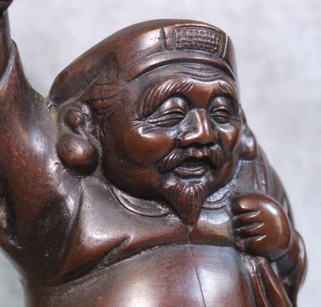 金属工芸□大黒天 置物 永光 32cm□□在銘 銅像 ブロンズ像 大黒様 