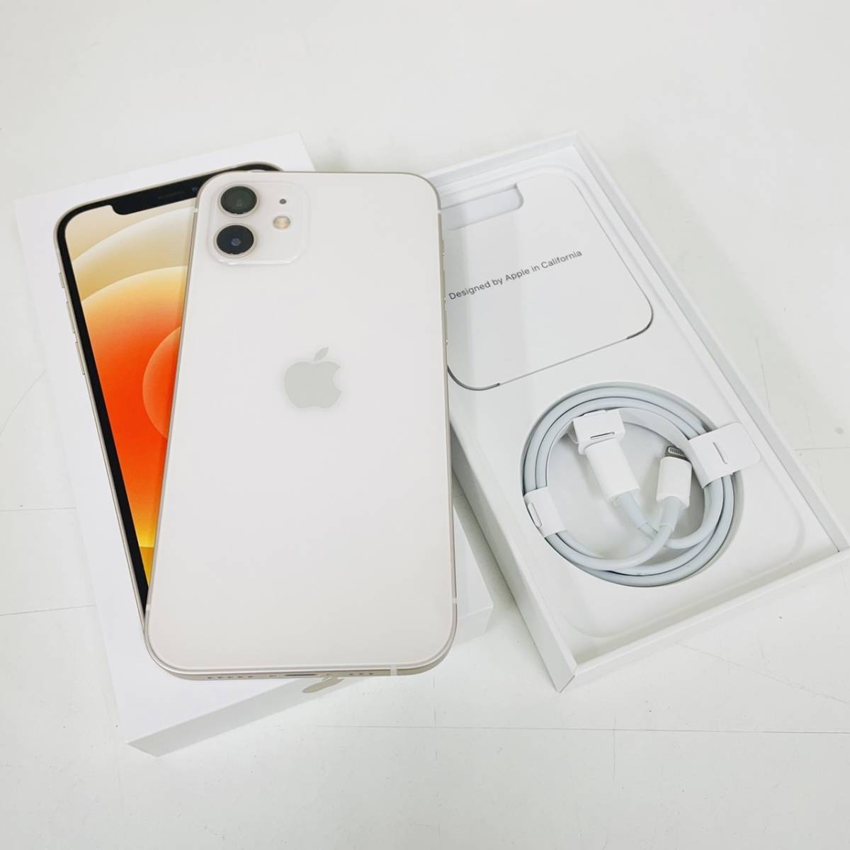 64GB SIMフリー iPhone12 com: [ブルー] (Renewed K-19141 【SIMフリー