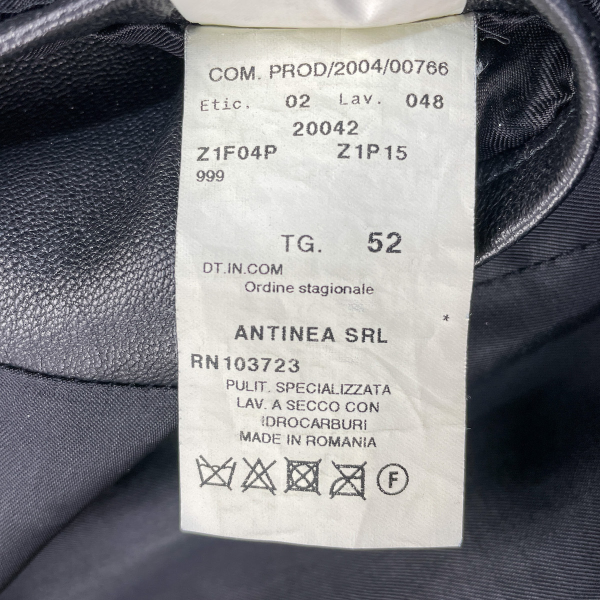 EMPORIO ARMANI】上質な着こなし◎シープスキン 羊革 ラムレザー 