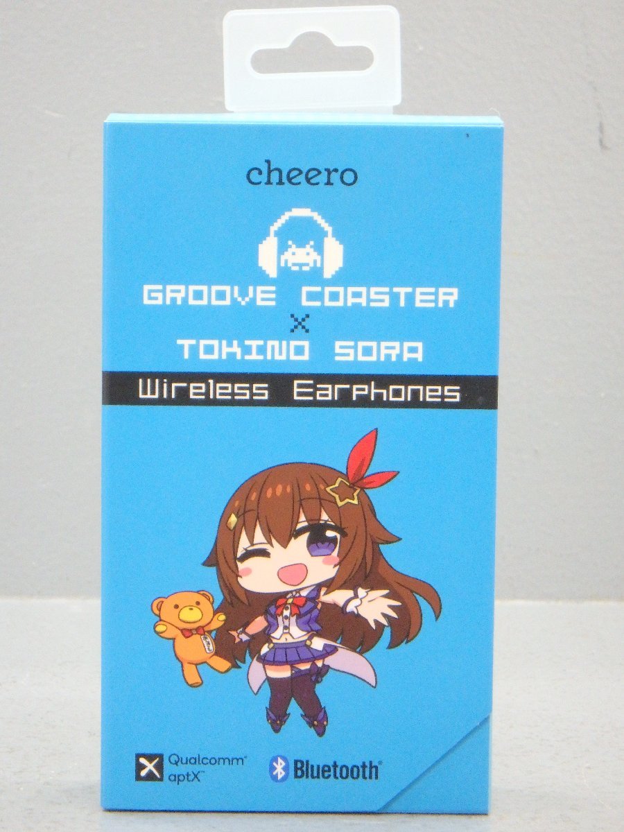 格安，SALE △未使用 cheero GROOVE COASTER x TOKINO SORA ワイヤレスイヤホン グルーヴコースター ときのそら 同梱不可 1円スタート