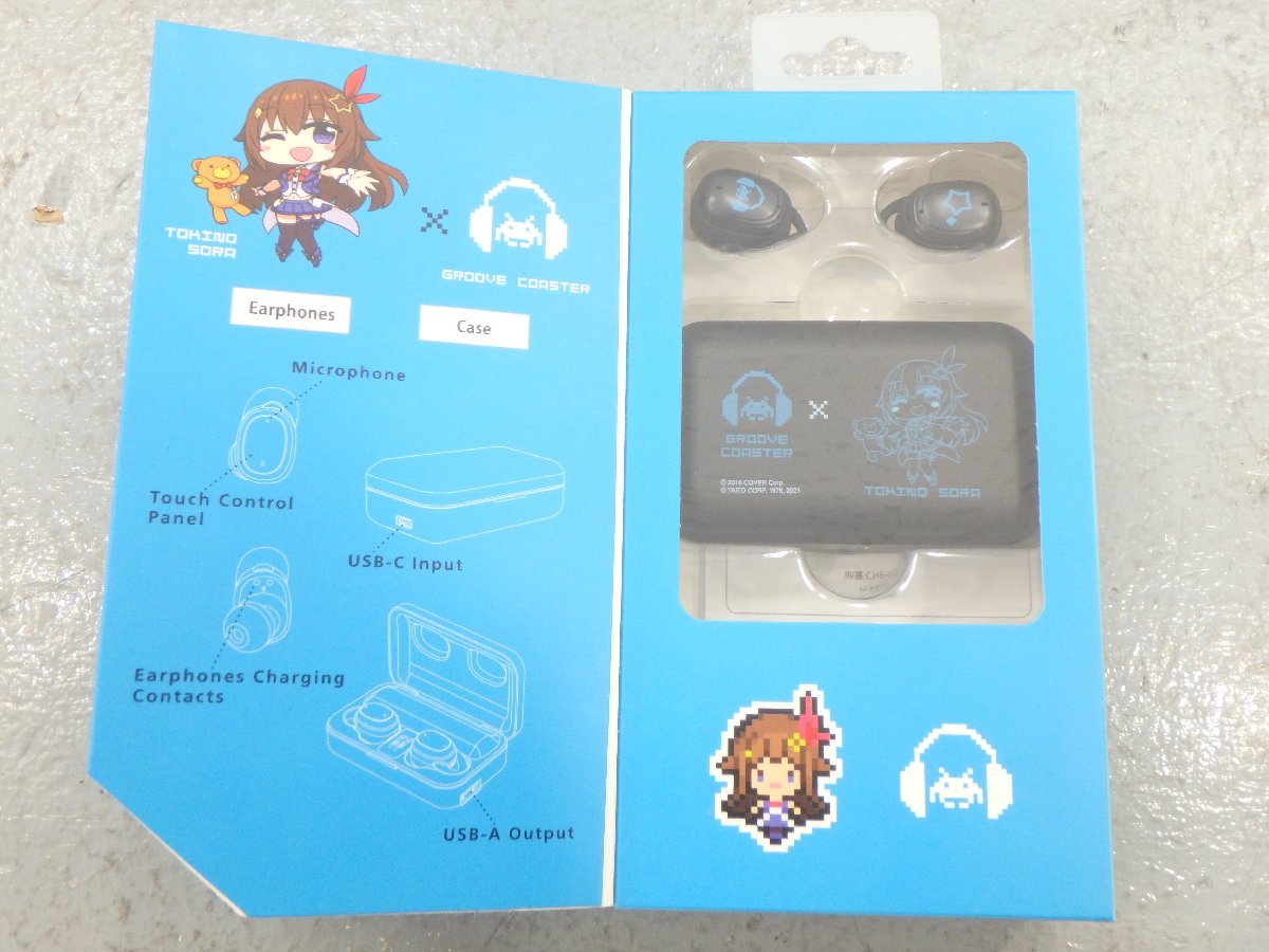 格安，SALE △未使用 cheero GROOVE COASTER x TOKINO SORA ワイヤレスイヤホン グルーヴコースター ときのそら 同梱不可 1円スタート