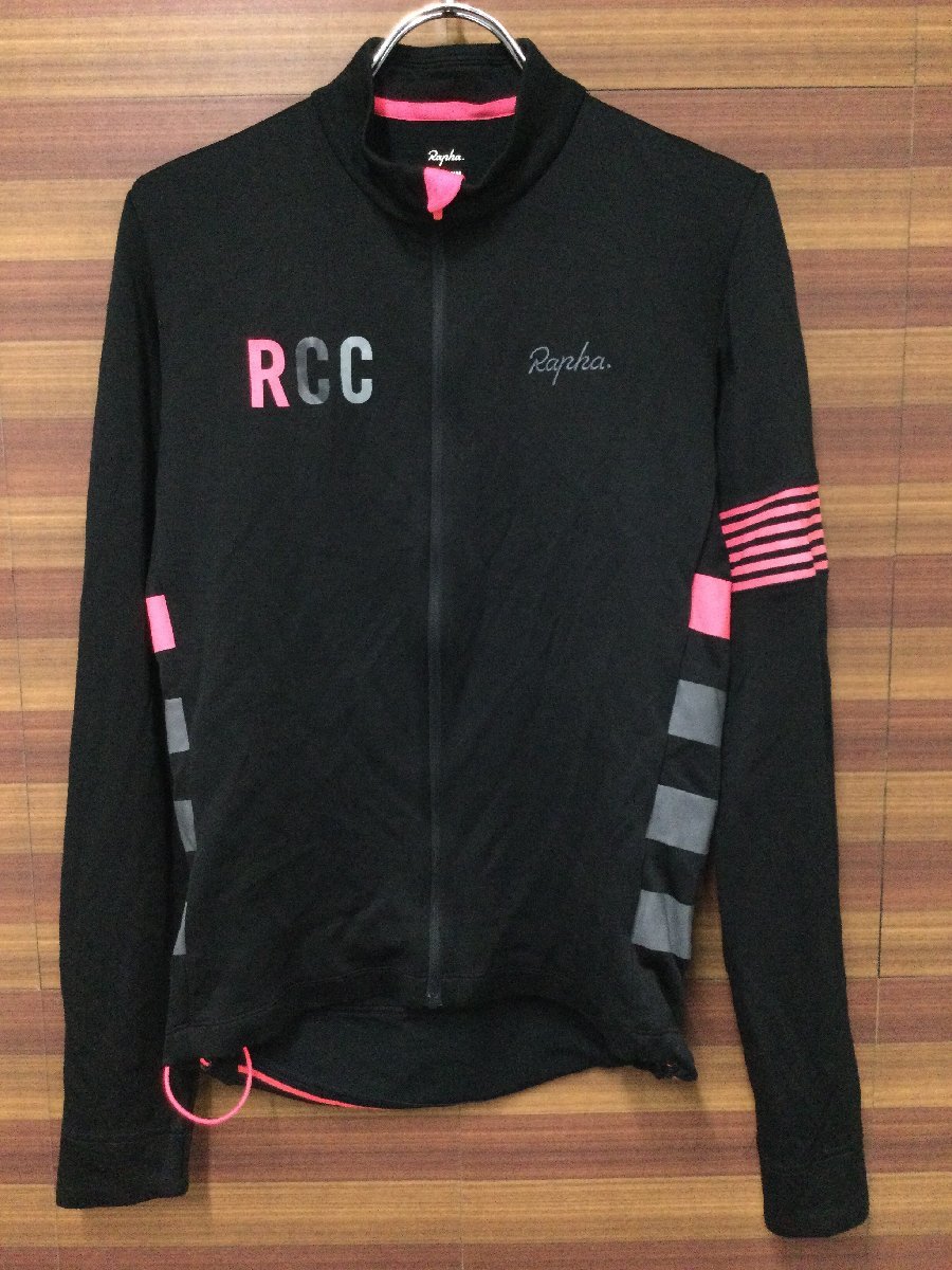 Rapha RCCサイクルジャージ 黒/ピンク 長袖 Rapha RCC サイクル