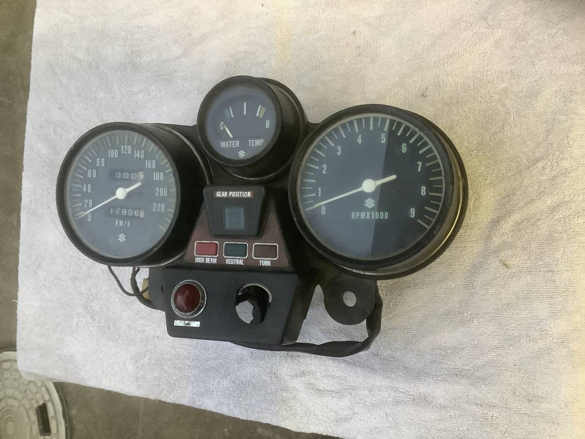 当時 国内 GT750 最終型 B5 kmスピードメーターASSY Z1 Z2 Z400FX