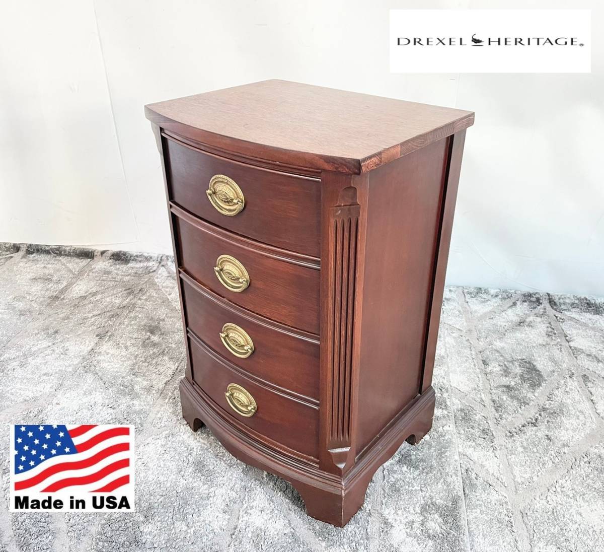 DREXEL ナイトテーブル HERITAGE 机・テーブル アメリカ家具DREXEL