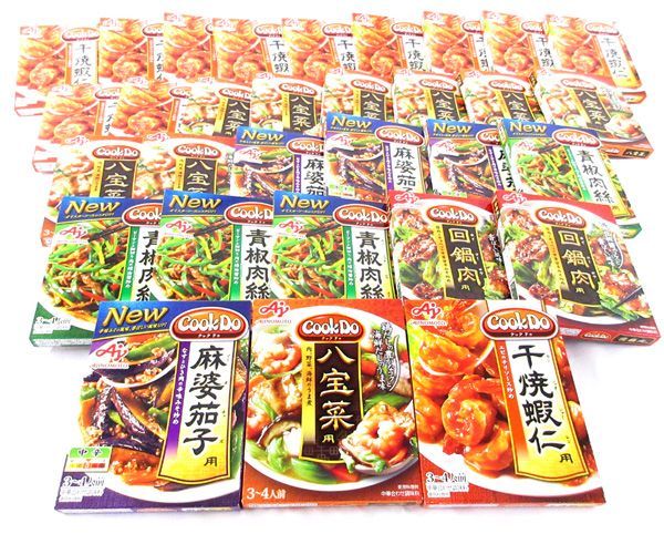 格安，低価 送料300円 税込 bc265 味の素 クックドゥ 干焼蝦仁用 八宝菜用 等 5種 31点 シンオク(たれ、つゆ)｜売買されたオークション情報、yahooの商品情報をアーカイブ公開 - オークファン たれ、つゆ