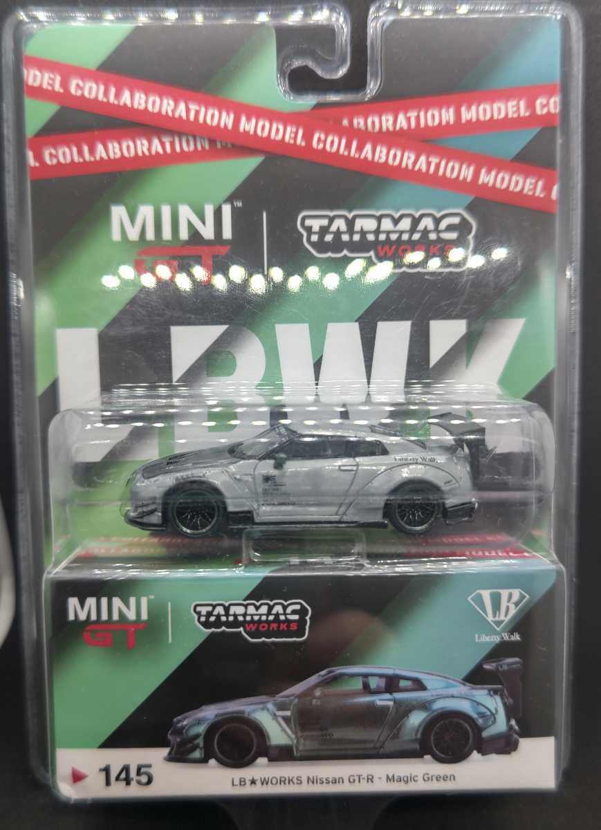 MiNiGT ターマックワークス GTR Magic green MINI GT LB☆WORKS Nissan