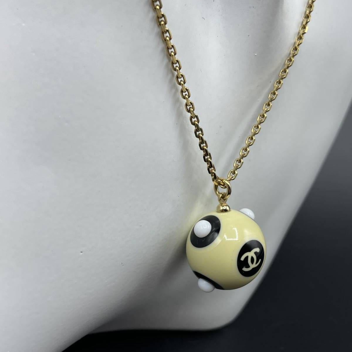 超美品 CHANEL シャネル ネックレス ゴールド キューブ ココマーク 