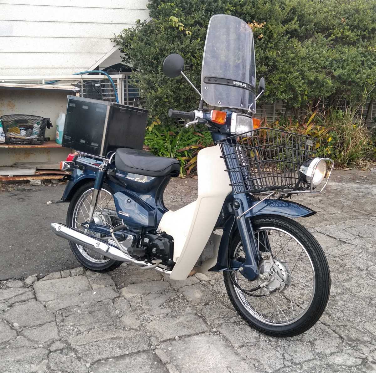 【お買い得，定番人気】 ホンダ スーパーカブ50カスタム FI AA01 風防 リヤボックス付き(50cc以下)｜売買されたオークション情報、yahooの商品情報をアーカイブ公開 - オークファン 50cc以下