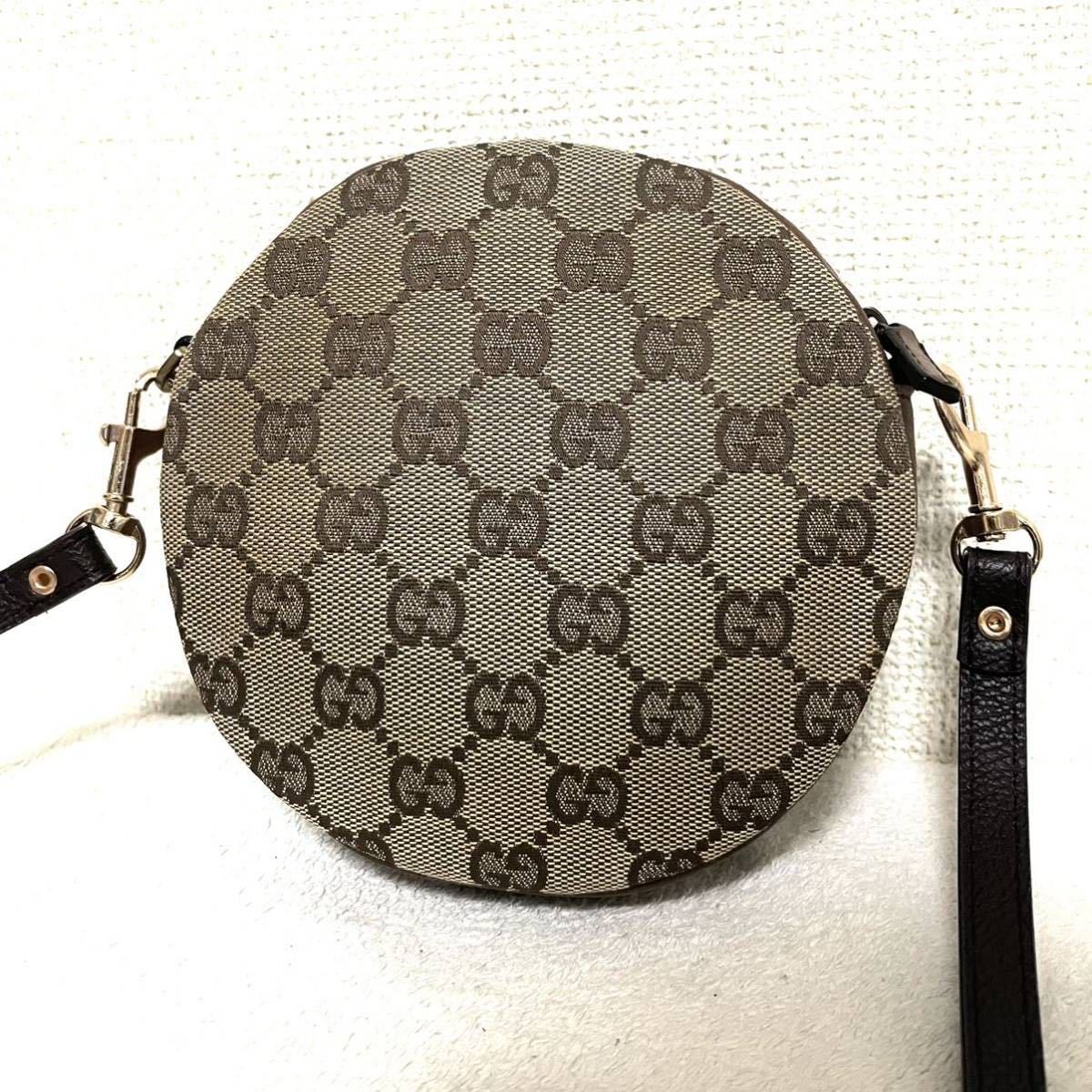 1円スタート！ GUCCI グッチ GG キャンバス ショルダーバッグ 