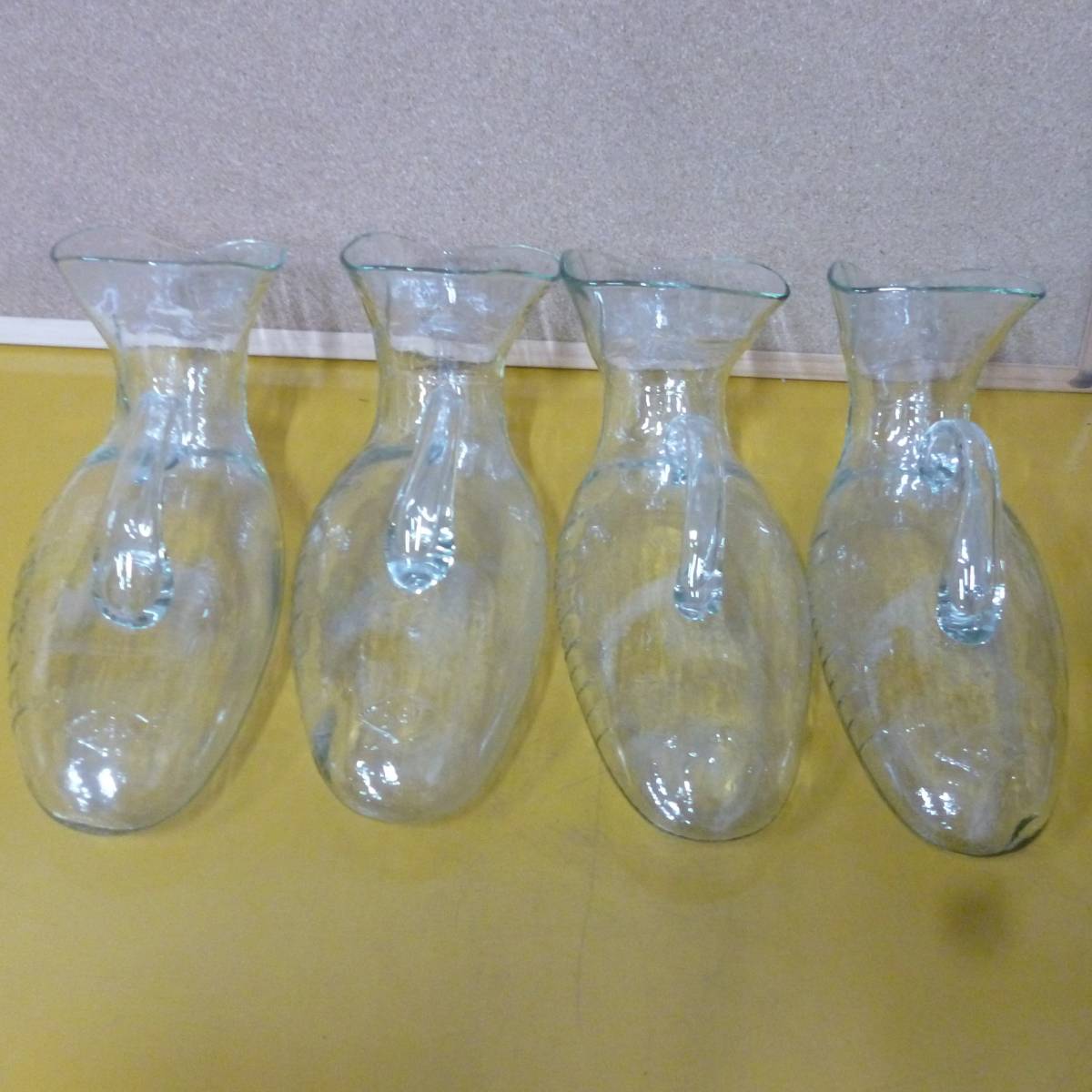 未使用 昭和レトロ SGK 女性用 尿瓶 ガラス製尿瓶 1000ml 4個セット 保管品