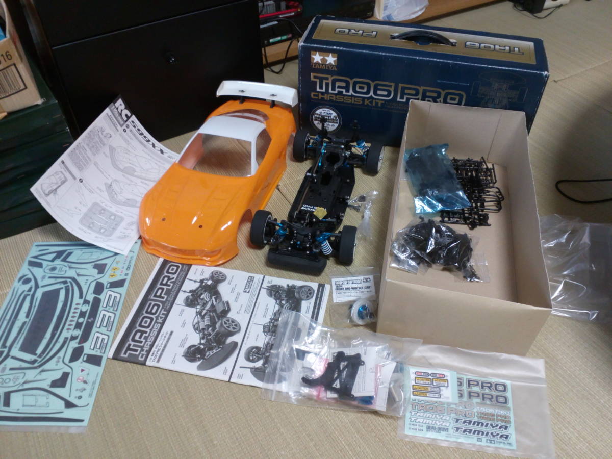 タミヤ製TA06PRO美品+599XXボディー美品付き+説明書あまりパーツ多数