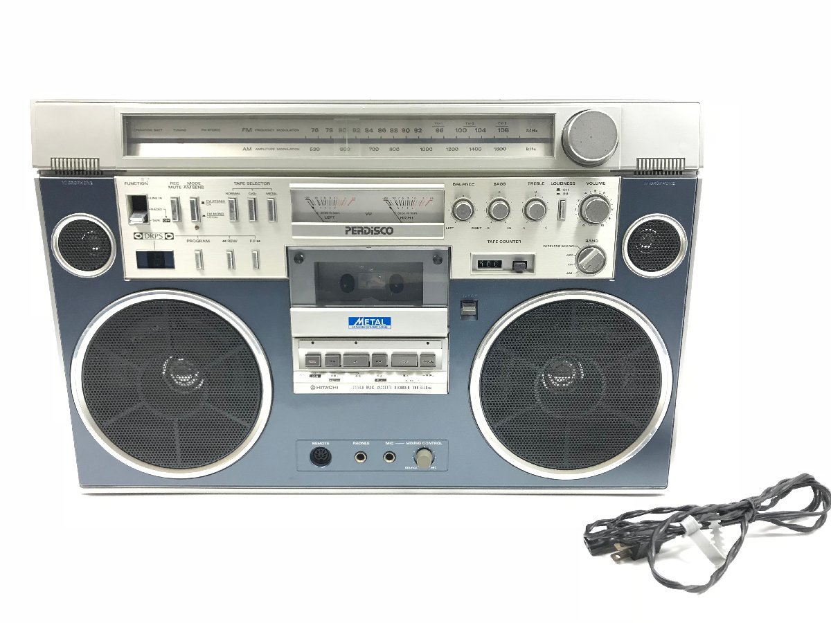 HITACHI 日立 ラジカセ TRK-8600 FM/AM ラジオカセットレコーダー 