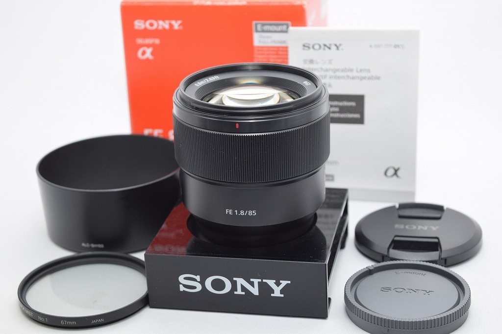 良品★SONY ソニー FE 85mm F1.8 SEL85F18★元箱付・おまけ付