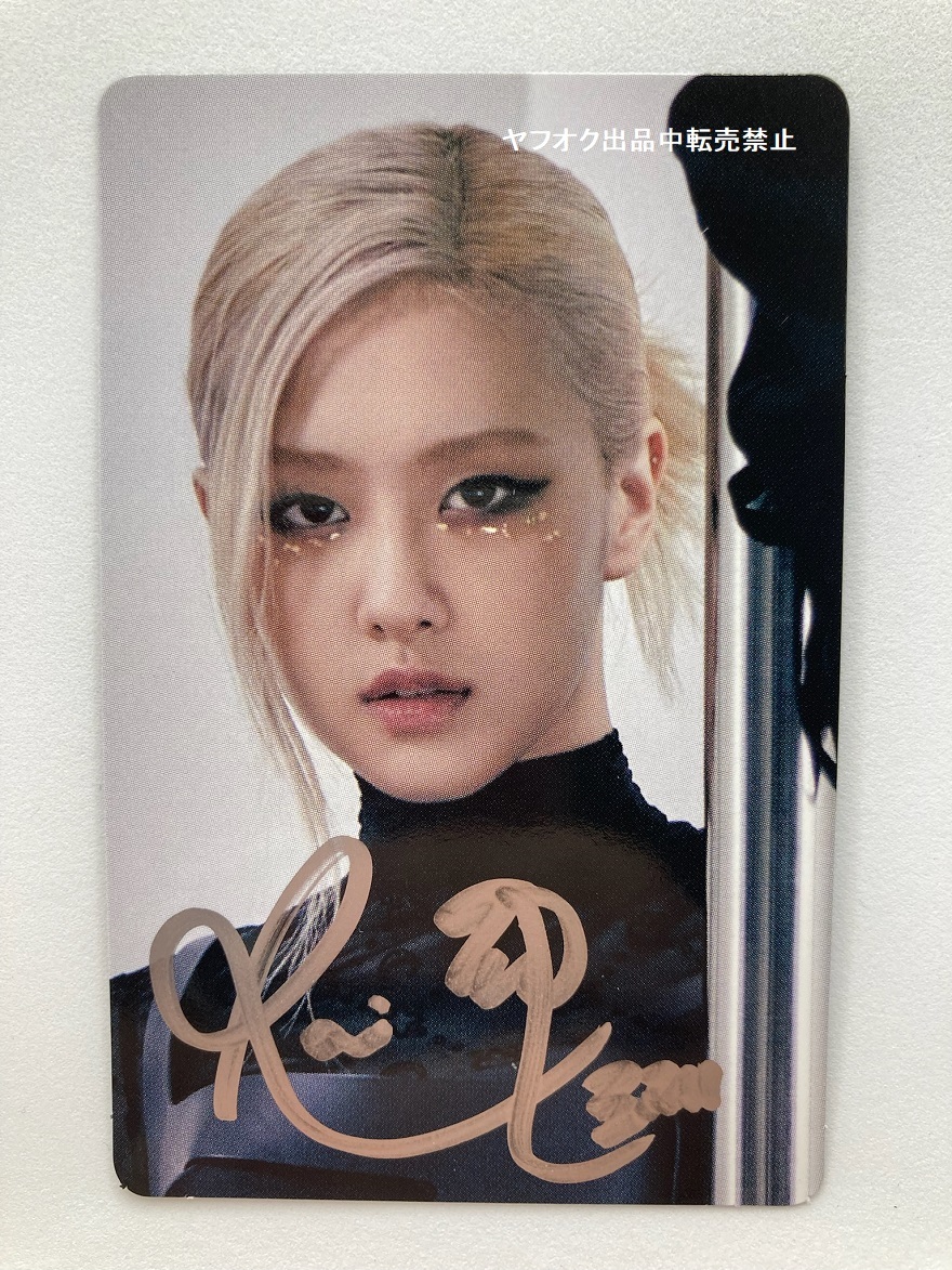 BLACKPINK roze 直筆サイン 証拠有！東京ドーム Tokyo ロゼ - メルカリ