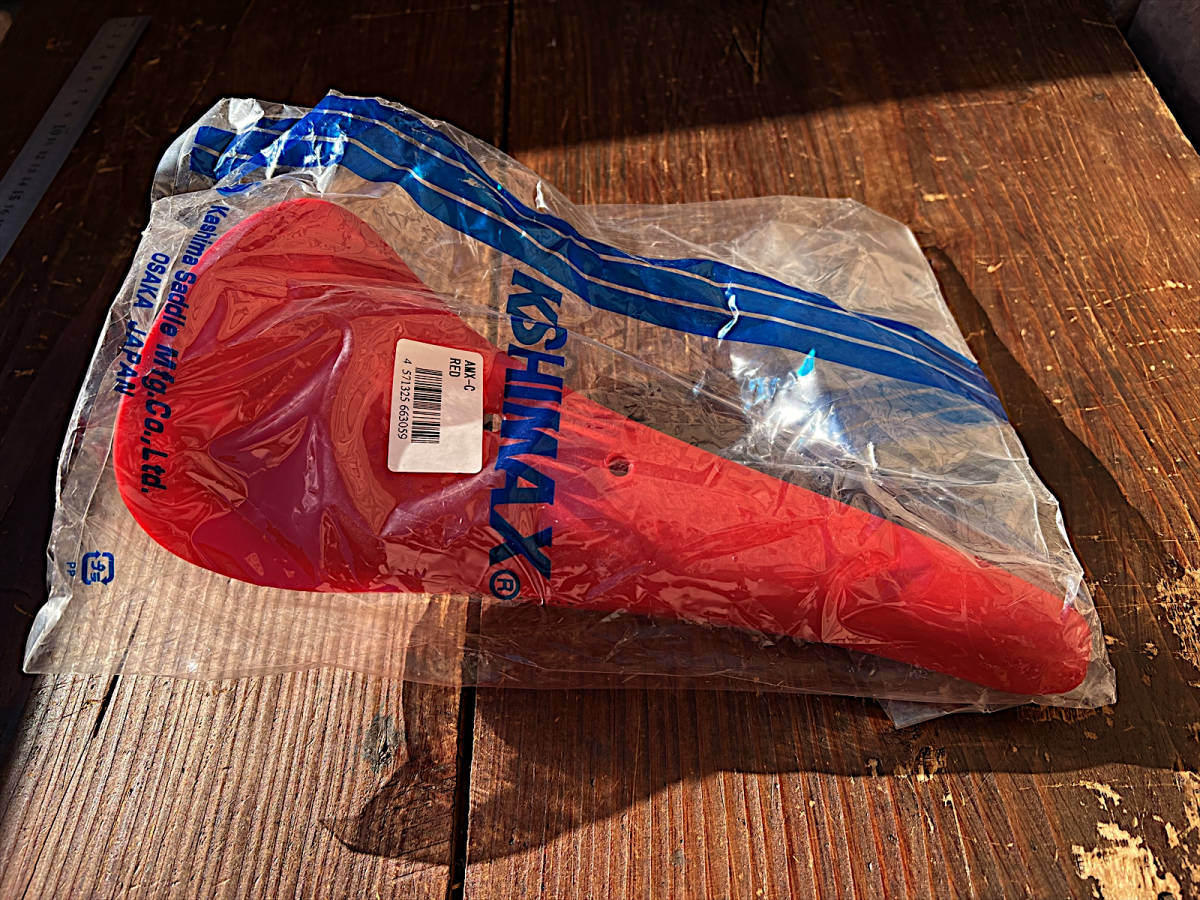 KASHIMAX aero 未使用 レッド BMX Saddle BMX SEAT 加島サドル aero