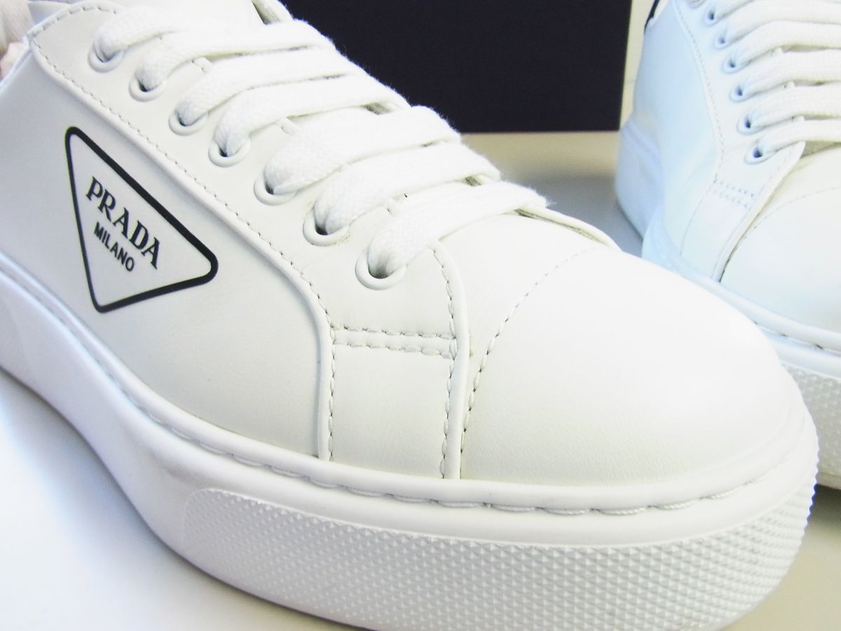 正規品☆PRADA プラダ☆ハイカットスニーカー☆25.5cm【2EG405 