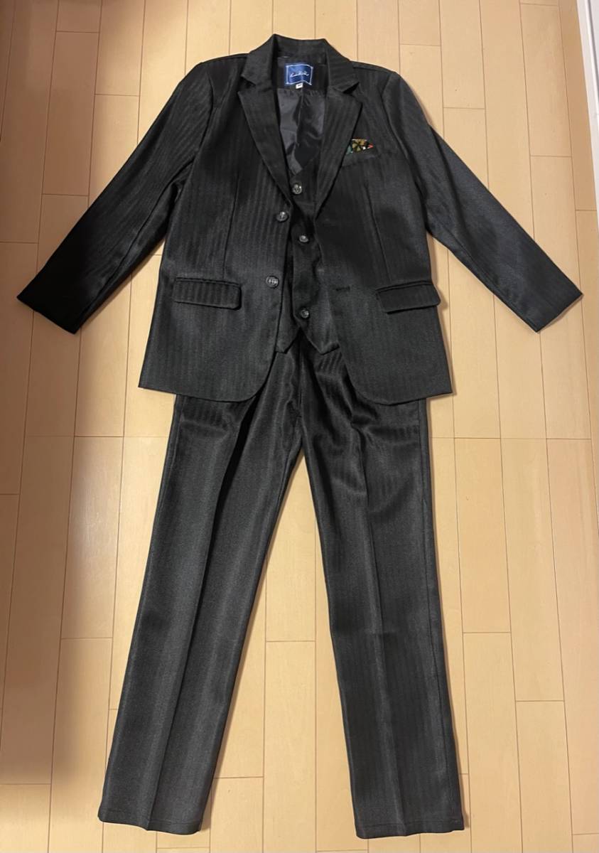HOT，安い 男の子 150/160 スーツ一式3点セット 発表会/フォーマル/卒業式(150（145～154cm）)｜売買されたオークション情報、yahooの商品情報をアーカイブ公開 - オークファン スーツ、タキシード