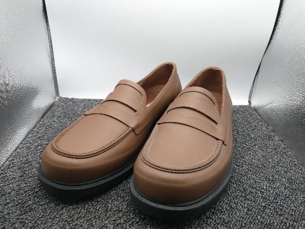 HUNTER ハンターMFF9062RMA レインシューズ ローファー UK9 ブラウン 茶