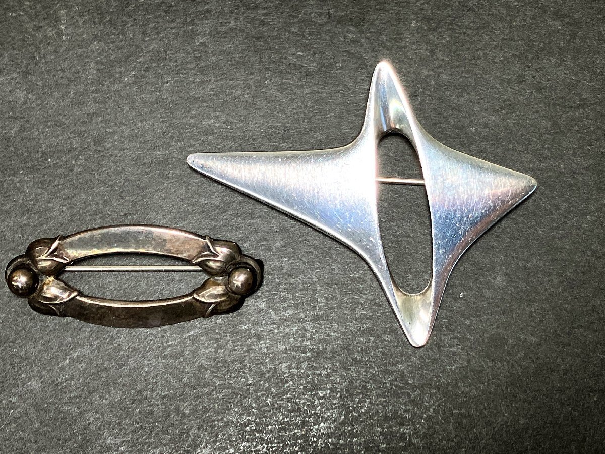 GEORG JENSEN ジョージジェンセン シルバー925 ブローチ 339 141 2点