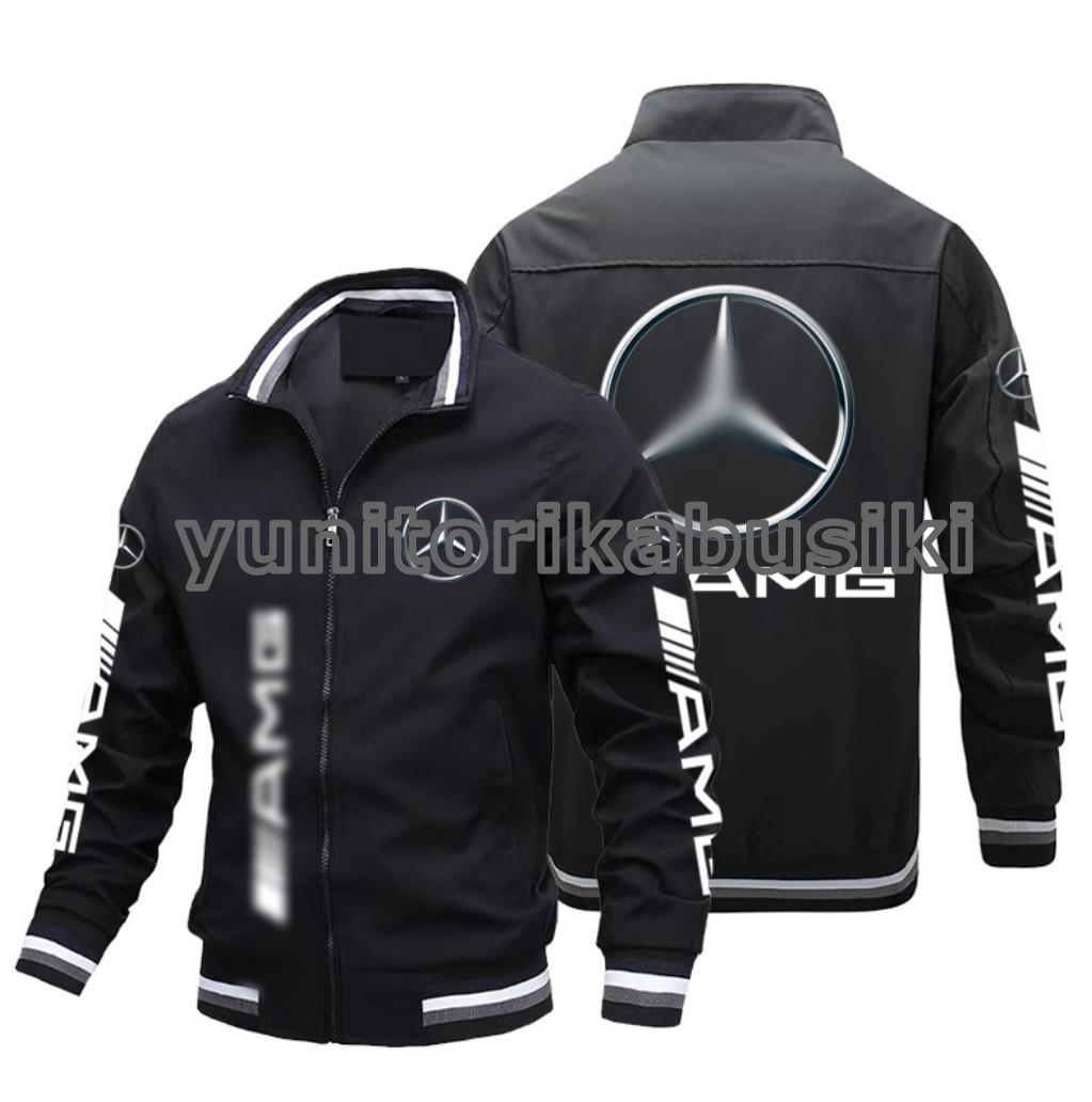 激安 新品 高品質 メルセデスベンツ AMG LOGO レーシングジャケット 春秋用 ジャンパー ブルゾン S〜6XL 5色選択可