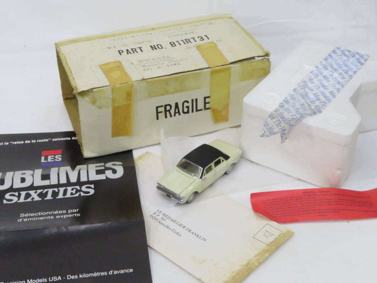 全国無料，定番人気 Franklin Mint RAMBLER CLASSIC ランブラー クラシック 1/43 ニハレ(フランクリン・ミント)｜売買されたオークション情報、yahooの商品情報をアーカイブ公開 - オークファン フランクリン・ミント