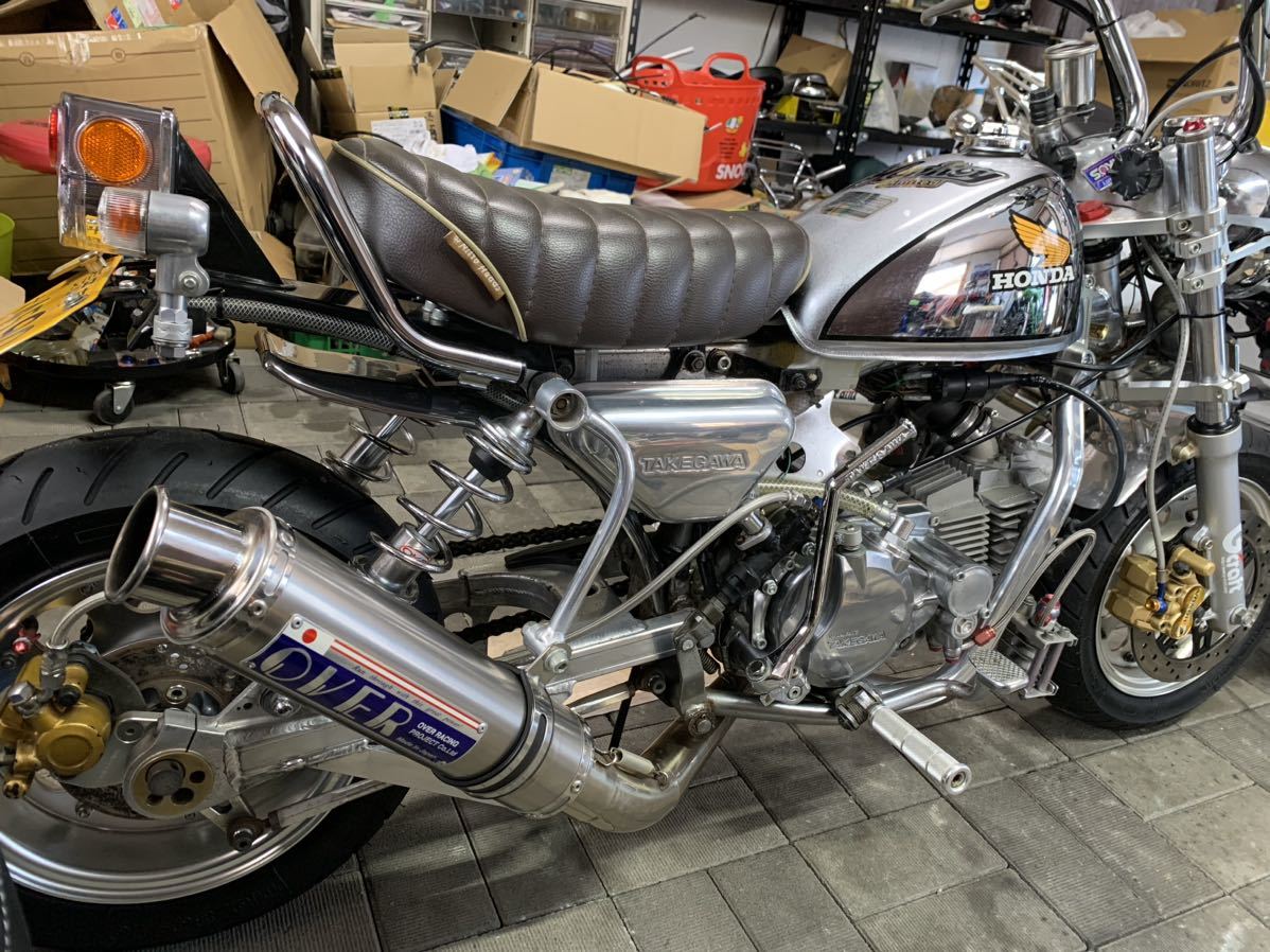 モンキー　ヌシハラ菅　メッキ　当時物　ゴリラ 実動 メッキモンキー フルカスタム 12v ゴリラ (51cc-125cc)｜売買され