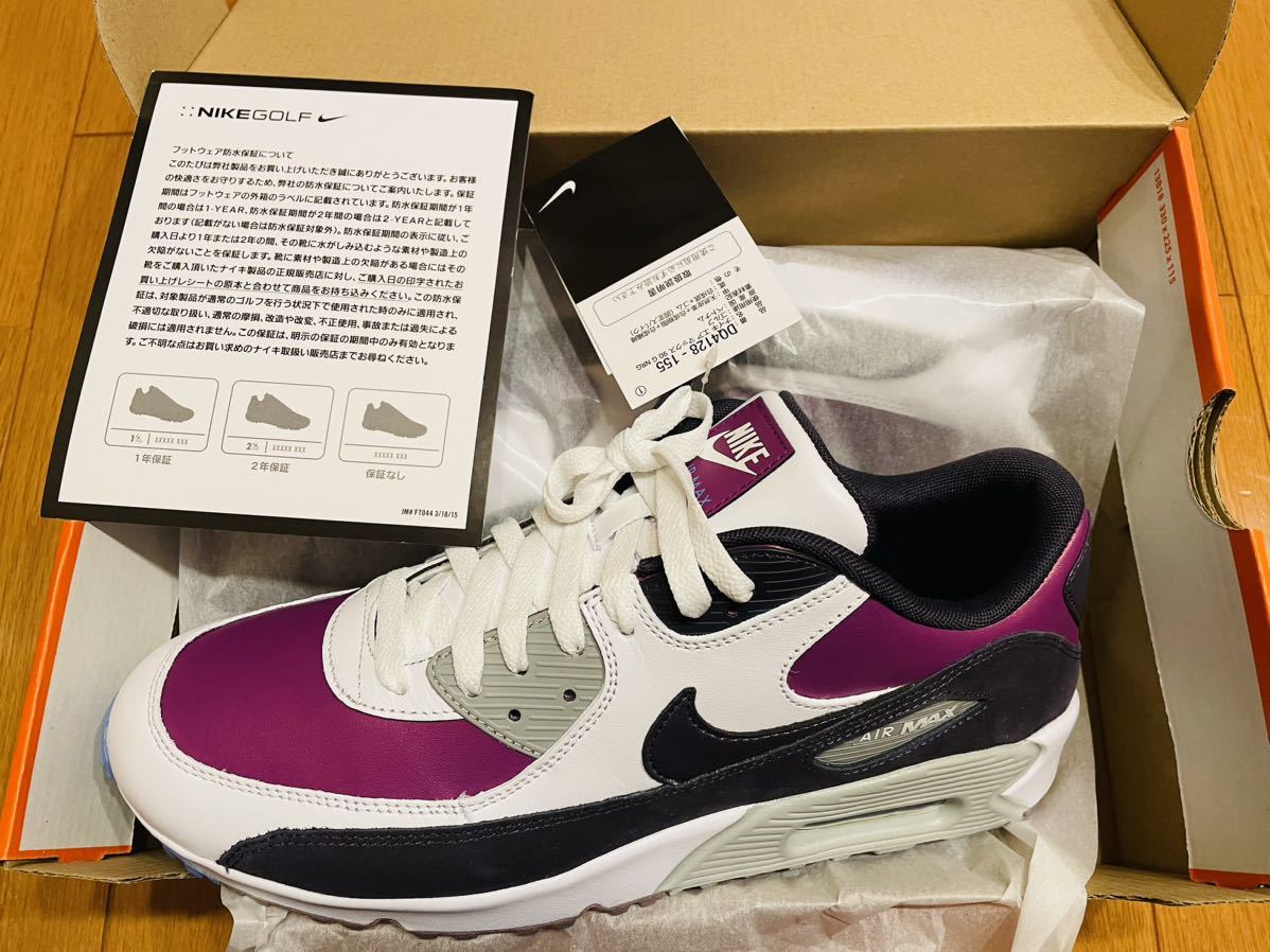 ☆NIKE パープル エアマックス 90 G 28cm AIRMAX GOLF 90☆ スポーツ別