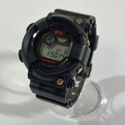 C○2421○美品 CASIO G-SHOCK FROGMAN × Stussy × BAPE GF-8250BS-1JR 