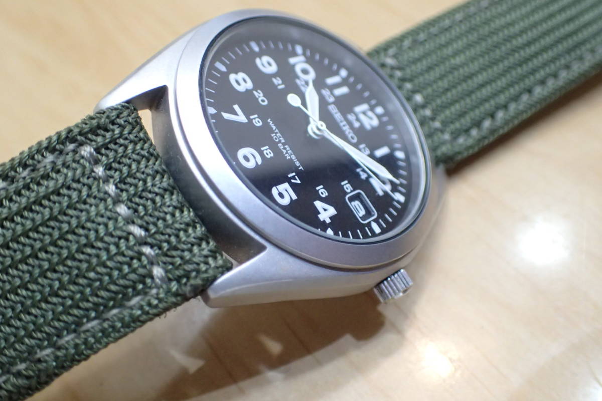 SEIKO/セイコー 7N42-8260 ◇ミリタリー/夜光付き針 メンズ腕時計 