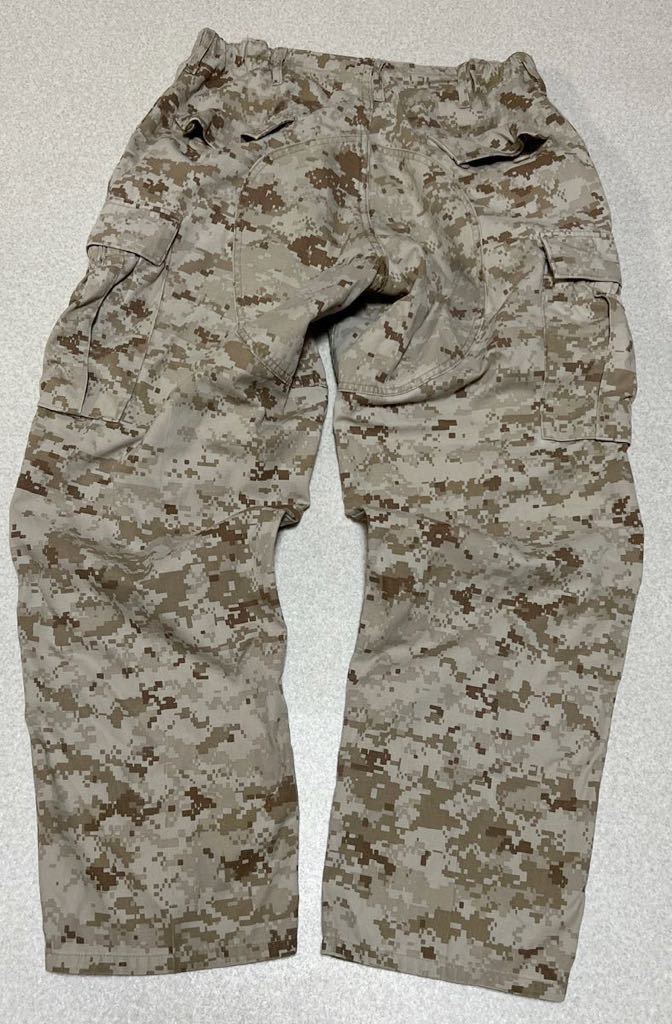 米軍海兵隊MARPATデザート迷彩ＢＤＵ　パンツ　実物 米軍海兵隊MARPATデザート迷彩BDU パンツ 実物