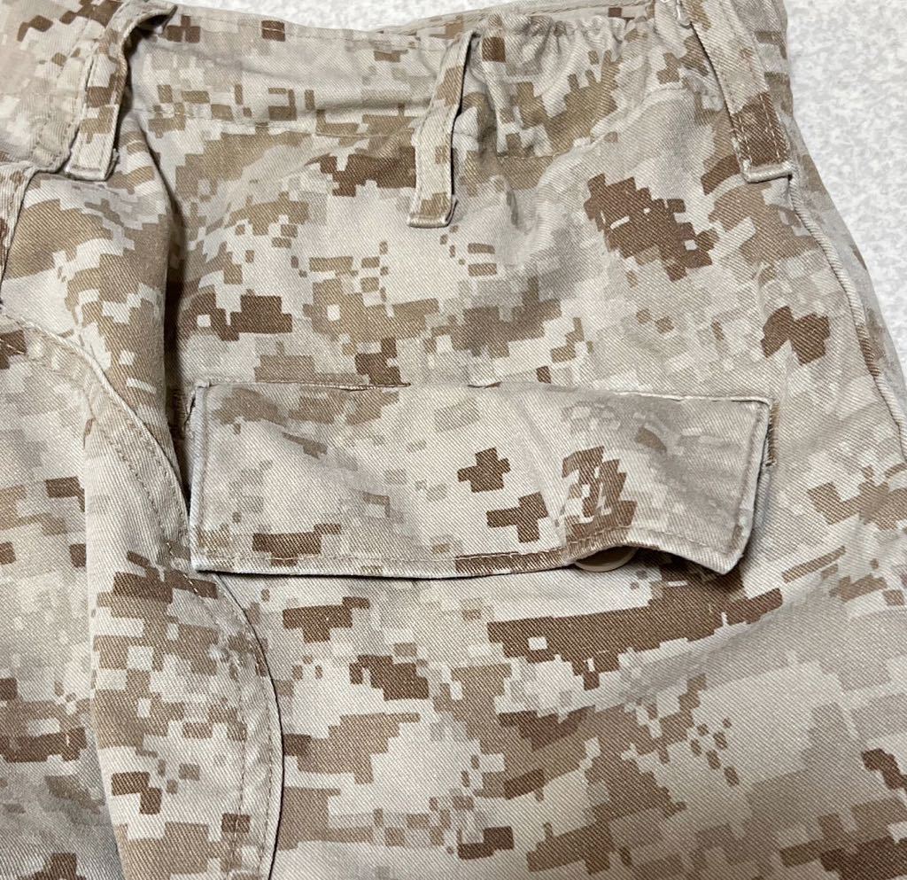 米軍海兵隊MARPATデザート迷彩ＢＤＵ　パンツ　実物 米軍海兵隊MARPATデザート迷彩BDU パンツ 実物 米軍実物 デザート