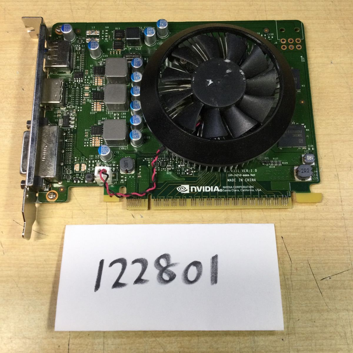 (122801) Dell Nvidia GeForce GTX1050 Ti 4GB GDDR5 CN-0DVP9W グラフィックボード 中古品 