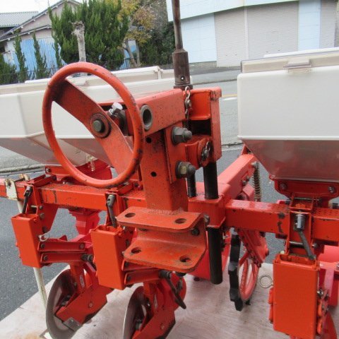 福岡□ サン機工 4連 麦播種機 SNO-4 さばける号 トラクター 用 施肥 