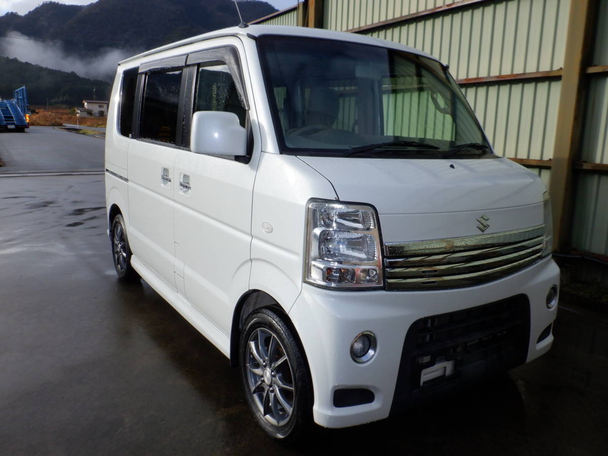 平成25年　後期モデル　DA64W　エブリィワゴン　ターボ　４WD　HID　パワスラ