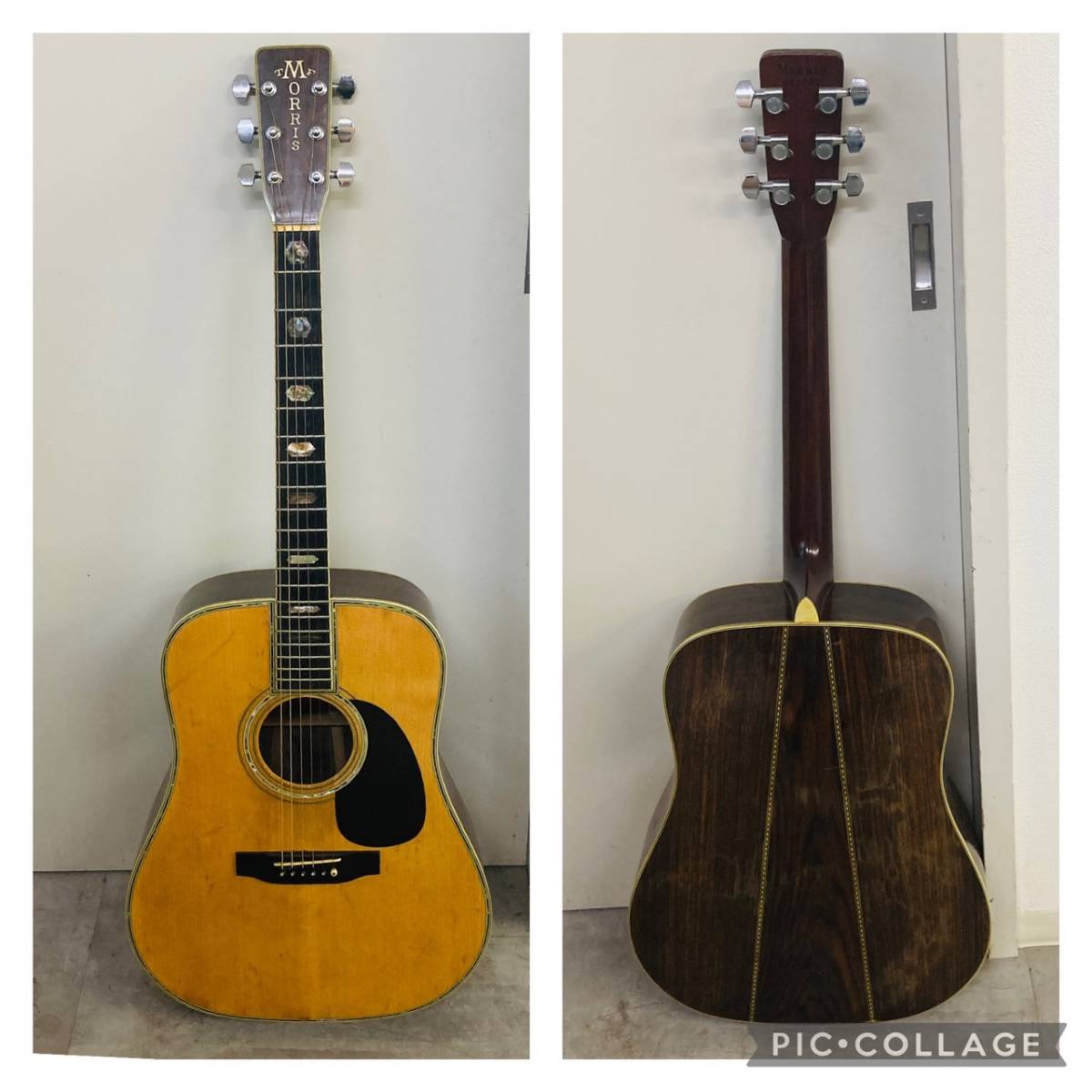 ギター morris w-80 ケース付き